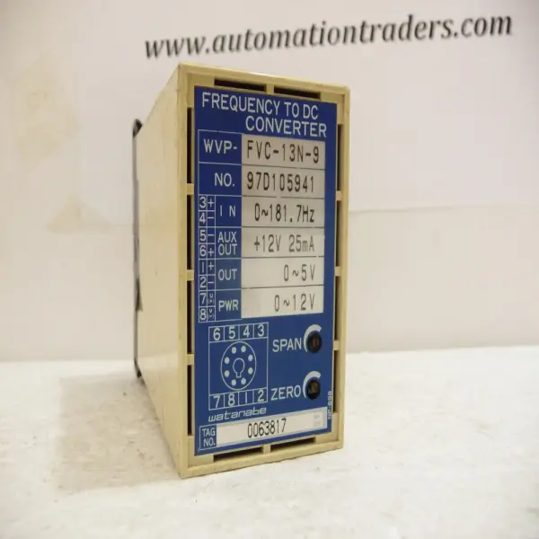 Frequency to DC Converter, WVP-FVC-13N-9, Watanabe